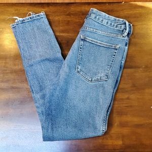 Good American good curve medium acid washed denim